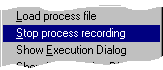 Stop process recording